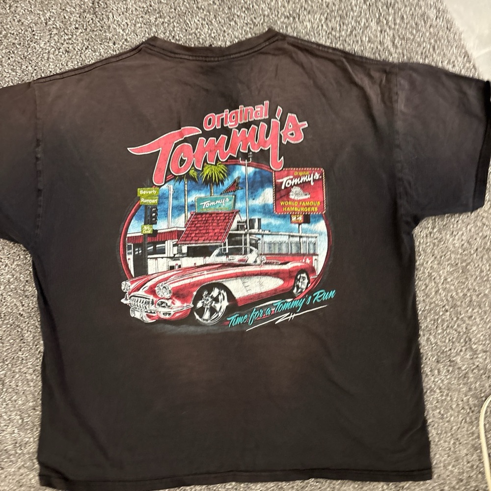 Black Kids T-Shirt with Classic Car Design